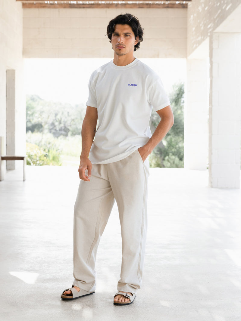 Chilli Print Relaxed T-Shirt - White