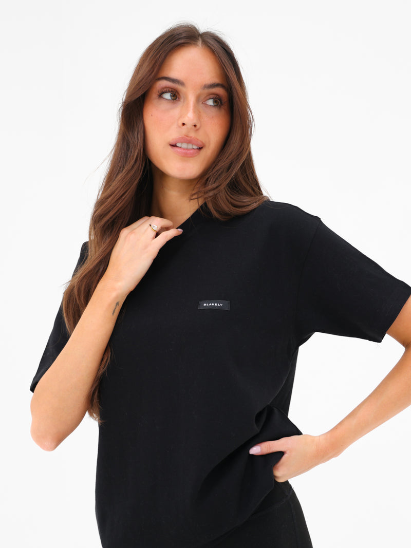 Olivia Oversized T-Shirt - Black