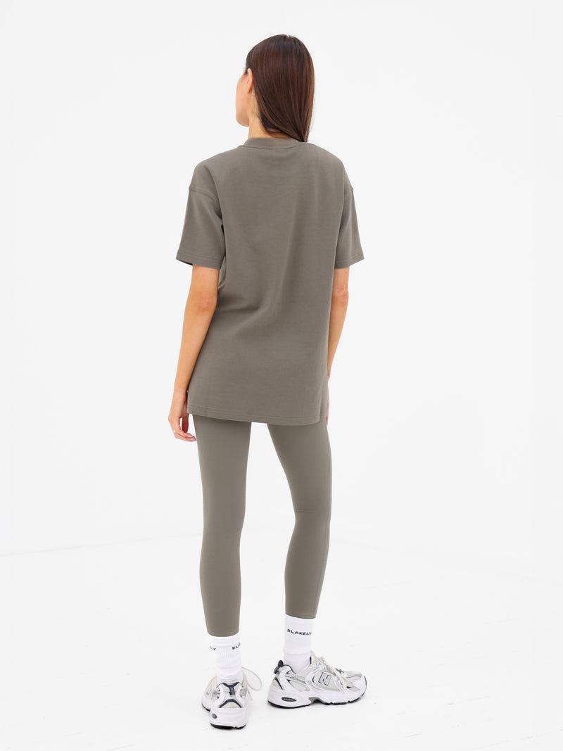 Olivia Oversized T-Shirt - Safari Green