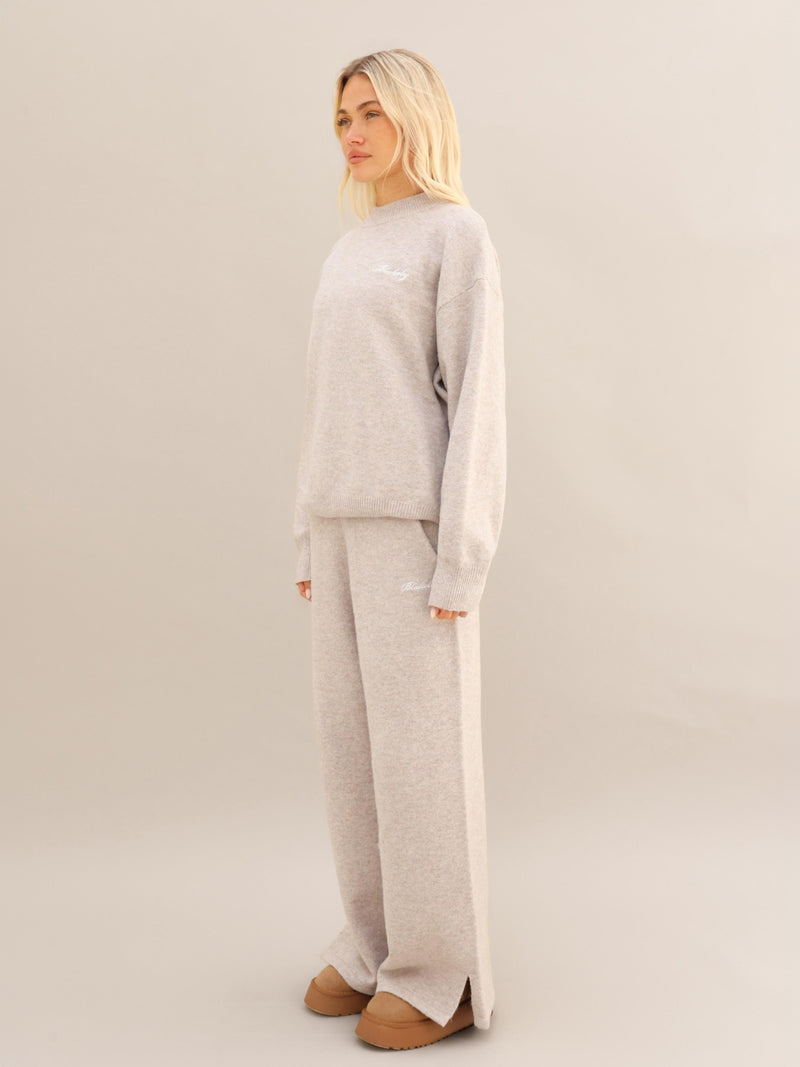 Oversized Knitted Sweater - Toasted Taupe