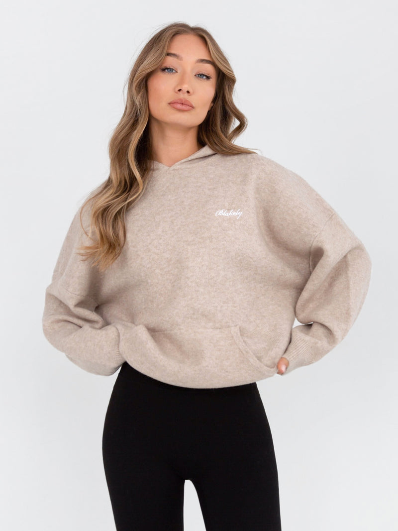 Oversized Knitted Sweater - Toasted Taupe