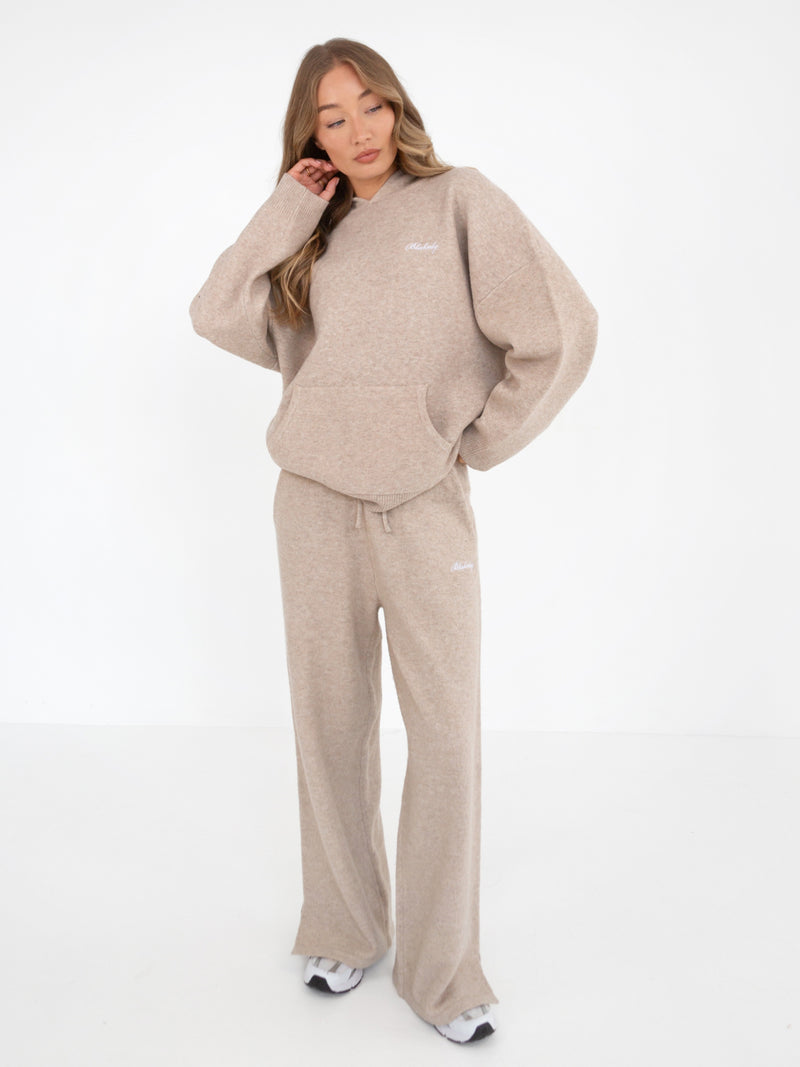 Oversized Knitted Sweater - Toasted Taupe