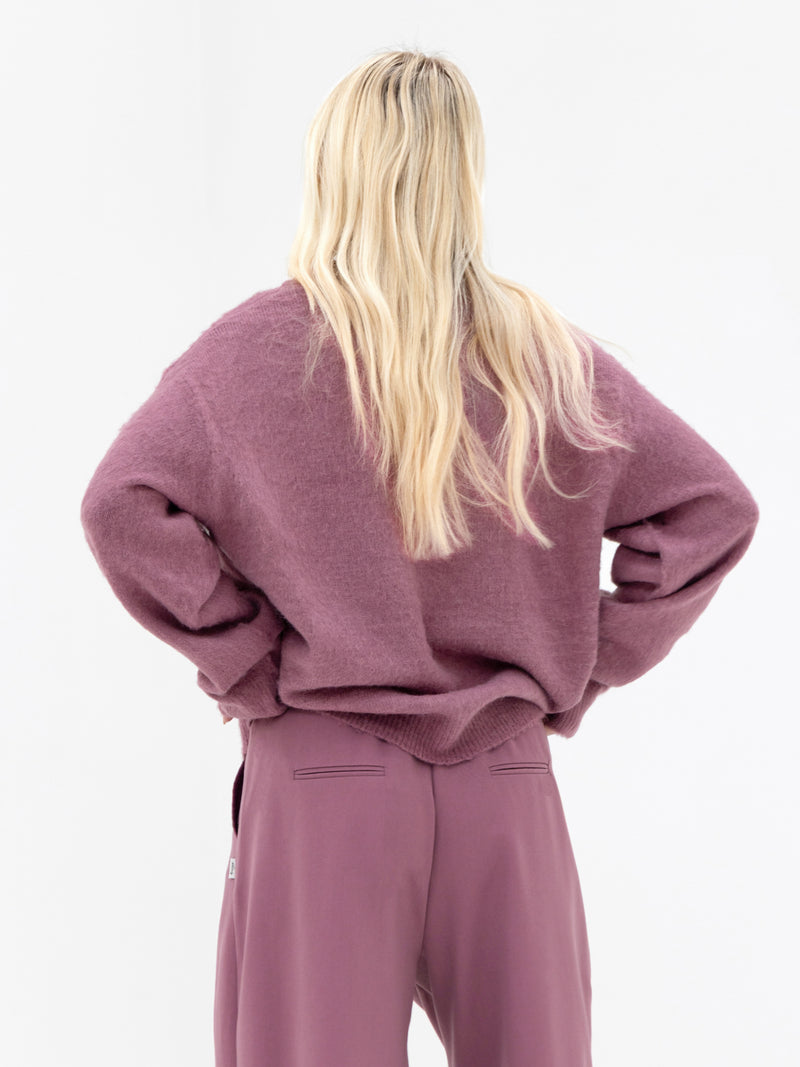 Mindy Knitted Sweater - Dusty Rose