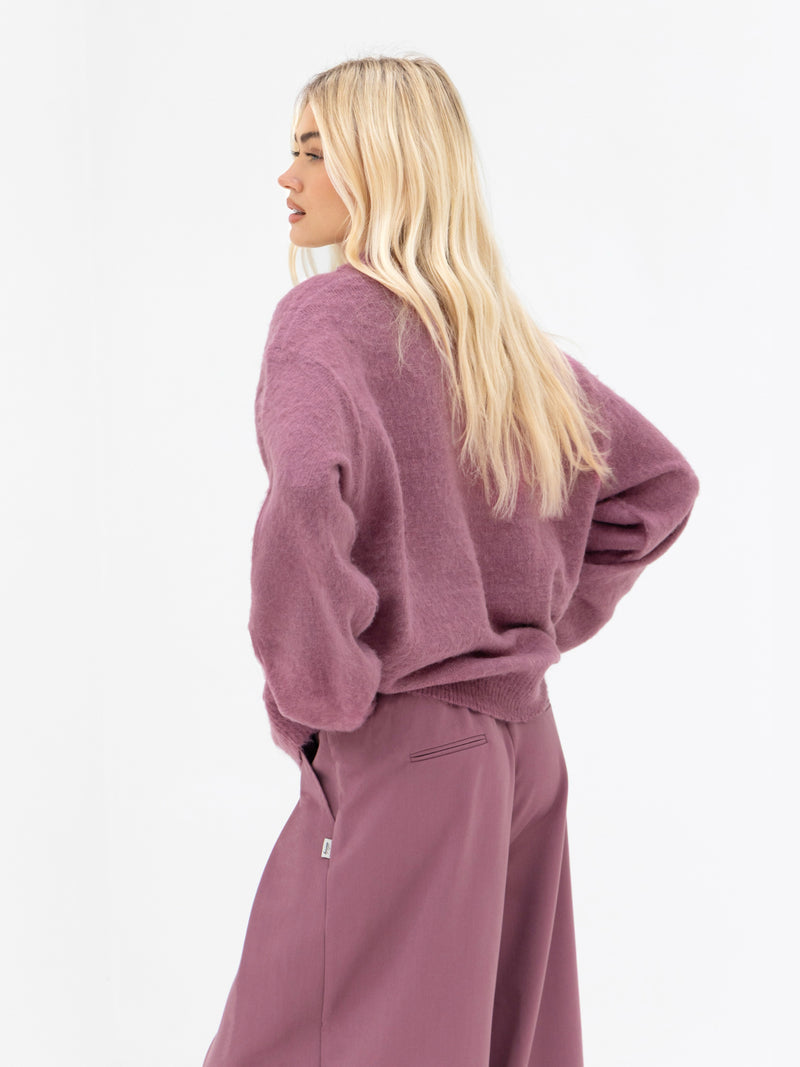 Mindy Knitted Sweater - Dusty Rose