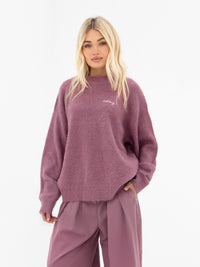 Mindy Knitted Sweater - Dusty Rose