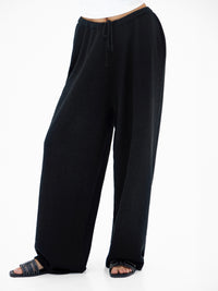Mae Crochet Trousers - Black