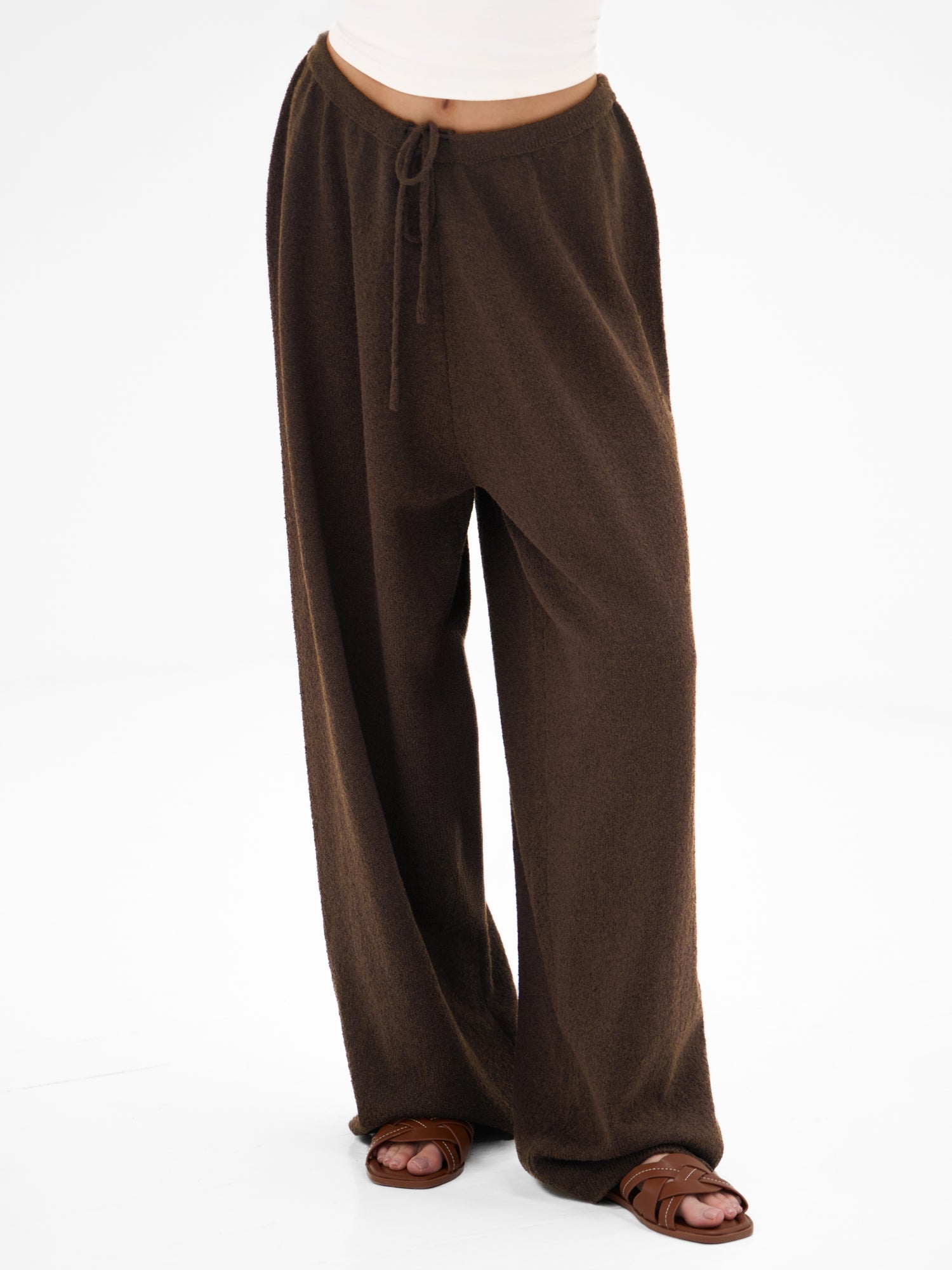 Buy Blakely Womens Brown Mae Crochet Trousers | Free delivery on
