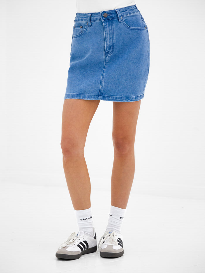 Blakely Denim Skirt - Classic Blue