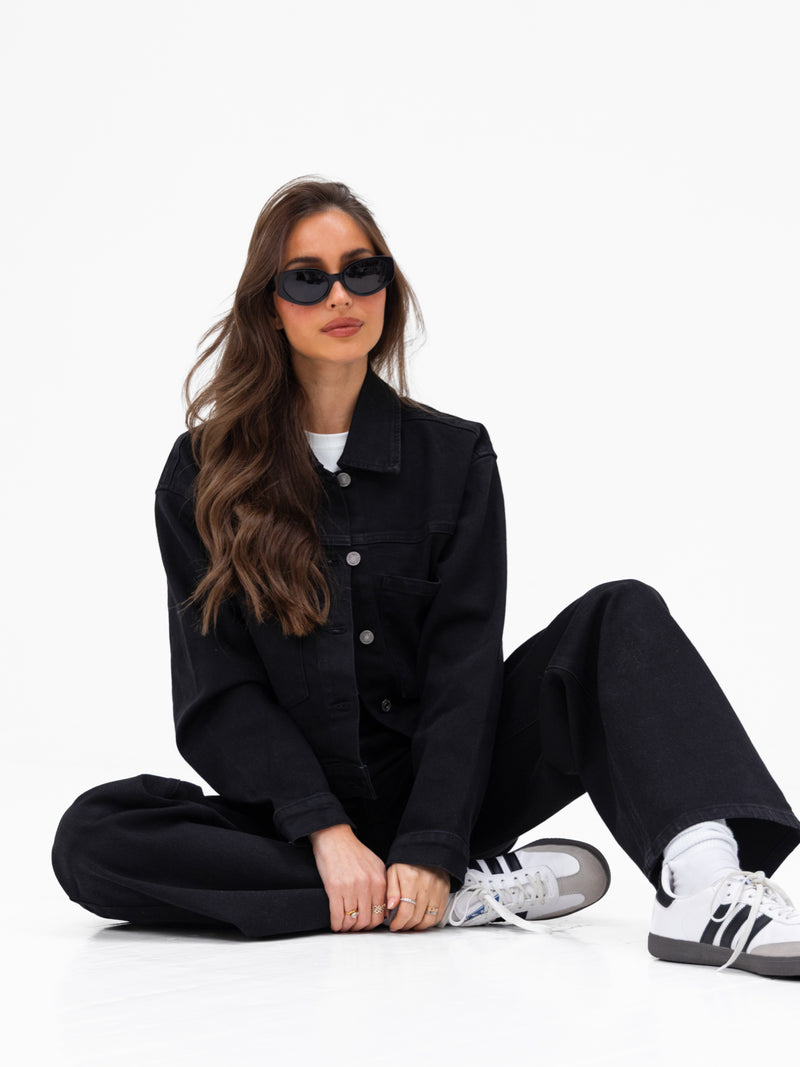 Blakely Denim Jacket - Black