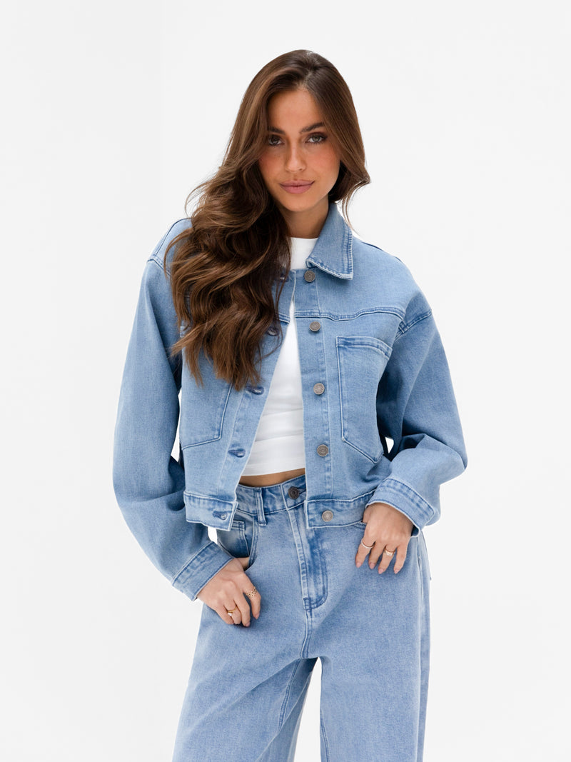Blakely Denim Jacket - Light Blue
