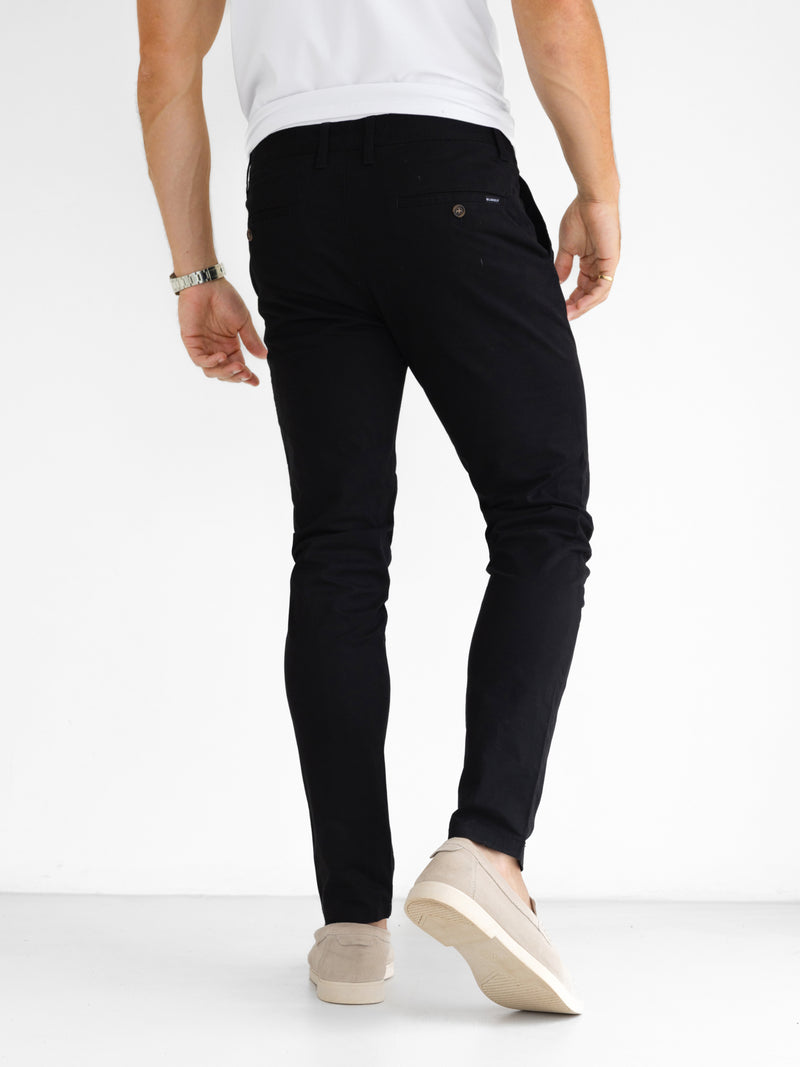 Stretch Chinos - Black