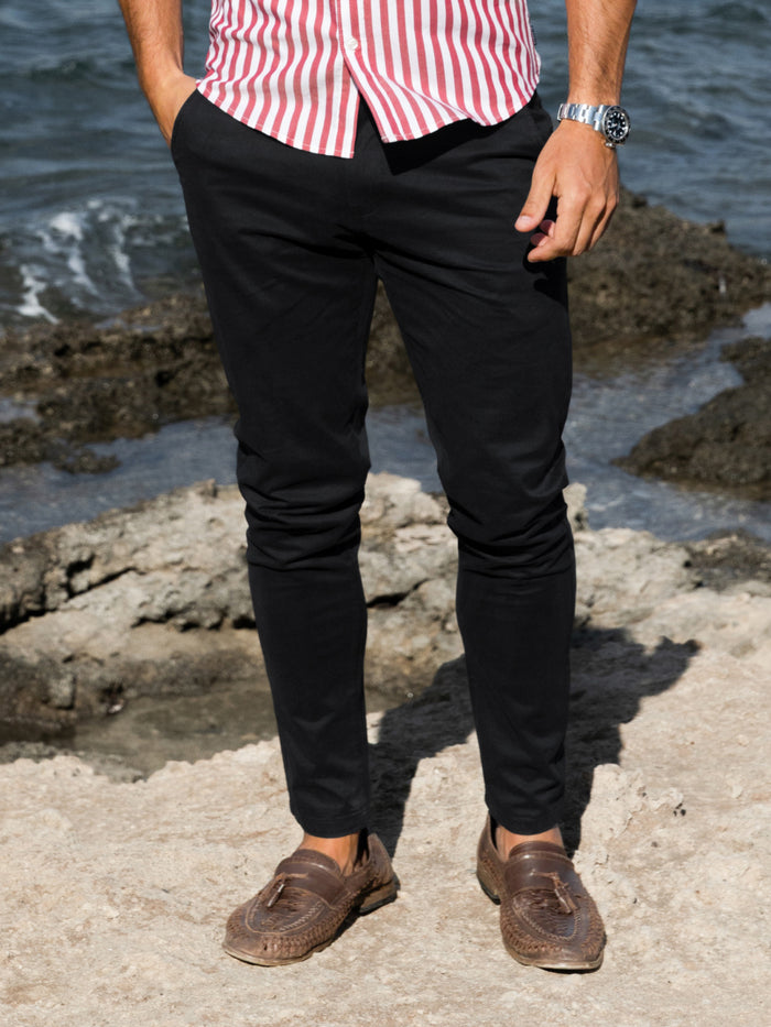 Stretch Chinos - Black
