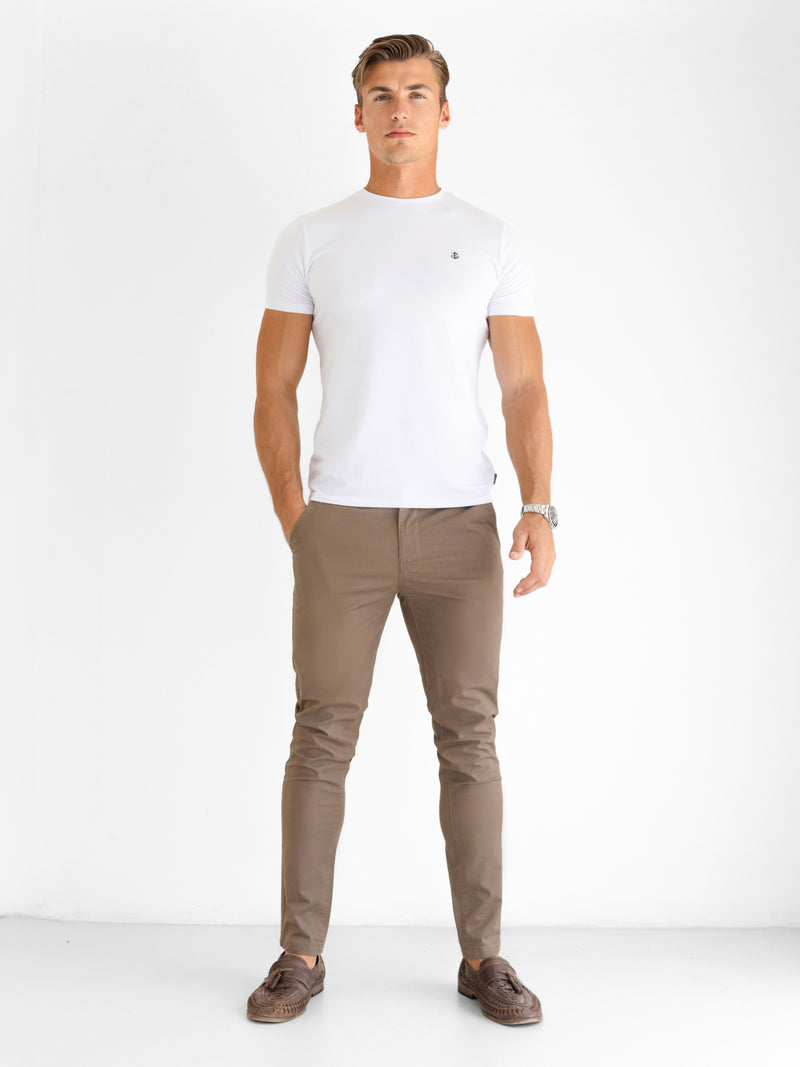 Stretch Chinos - Brown