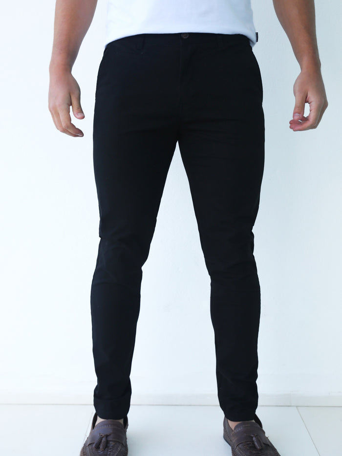 Stretch Chinos - Black
