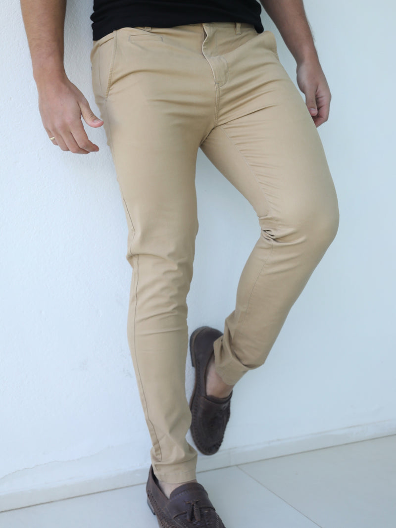 Stretch Chino - Light Brown