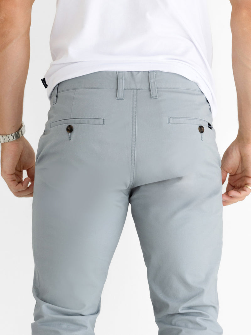 Stretch Chinos - Light Grey