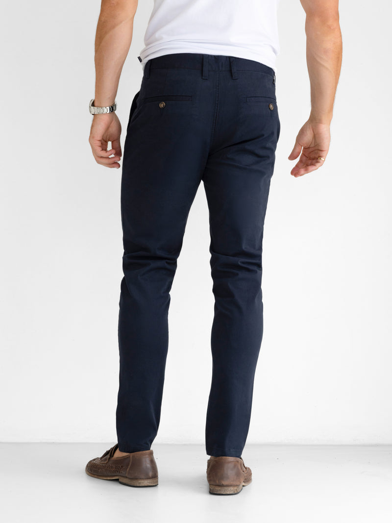 Stretch Chinos - Navy