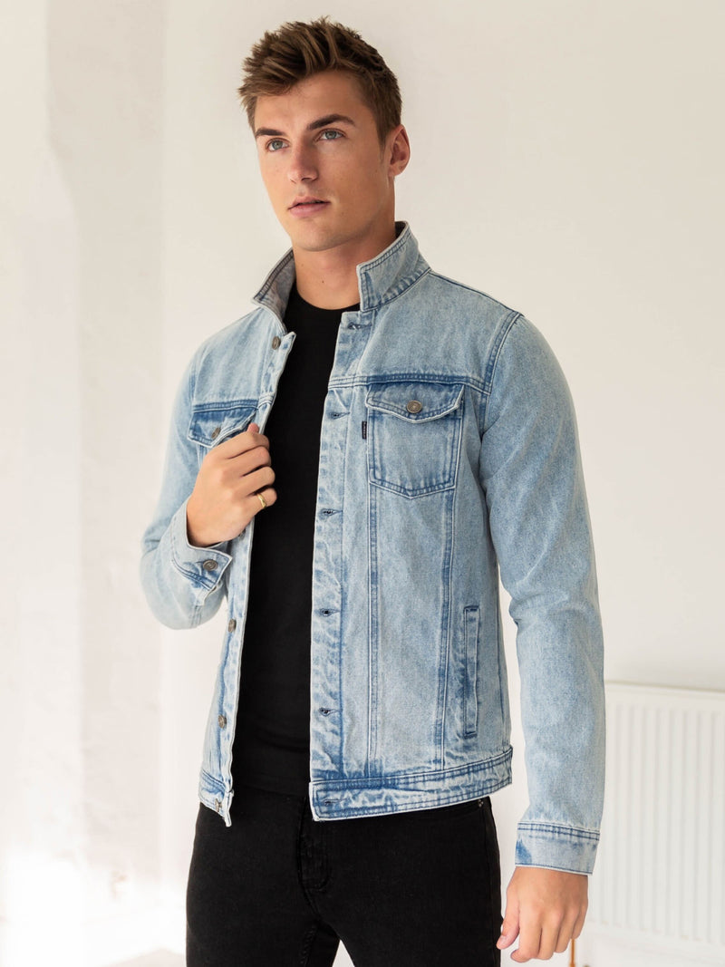 Mens Brooklyn Denim Jacket - Blue