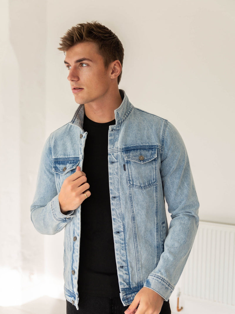 Mens Brooklyn Denim Jacket - Blue