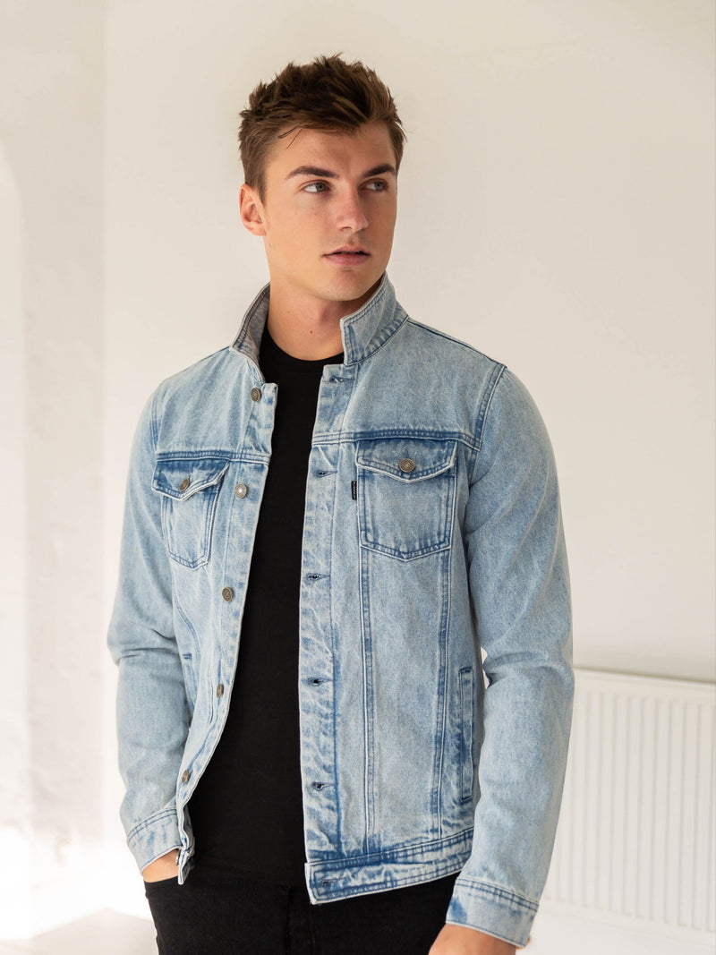 Mens Brooklyn Denim Jacket - Blue