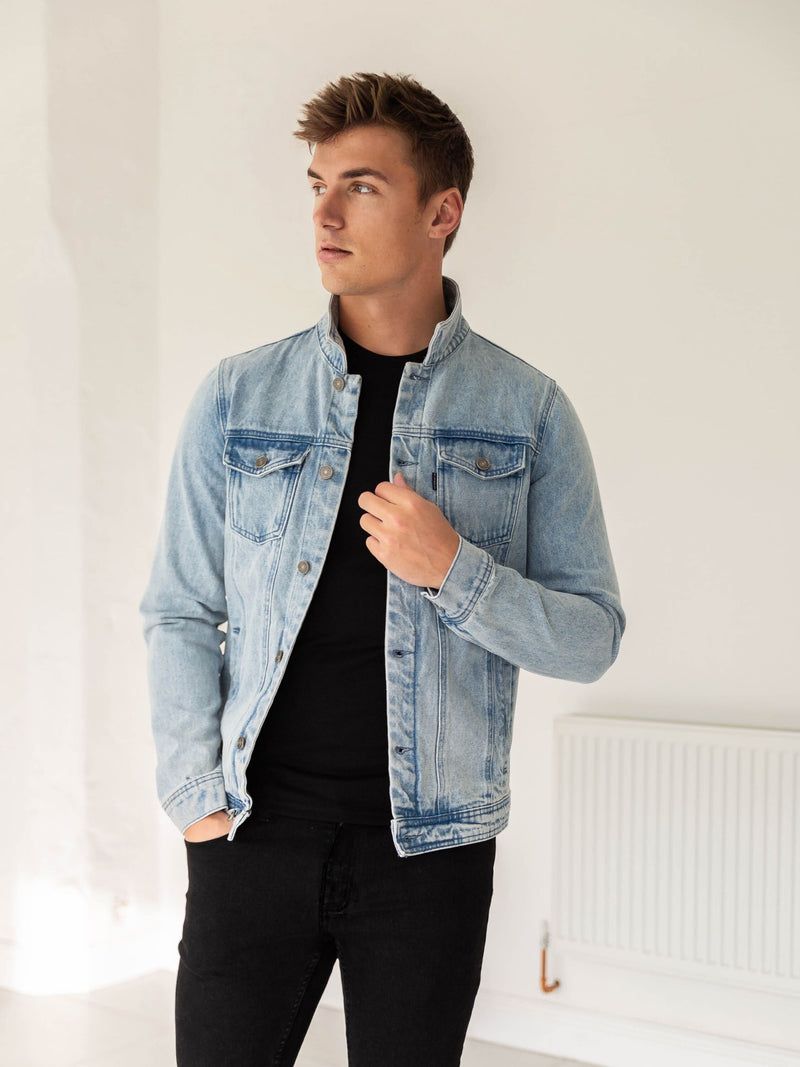 Mens Brooklyn Denim Jacket - Blue