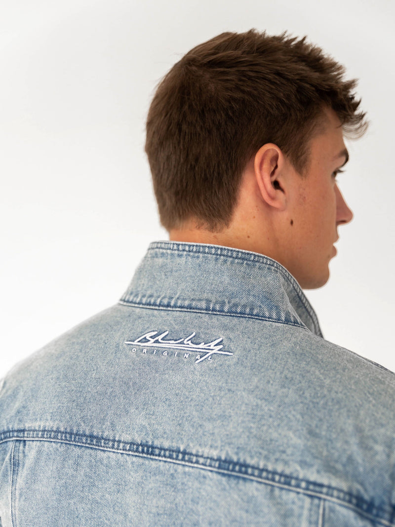 Mens Brooklyn Denim Jacket - Blue