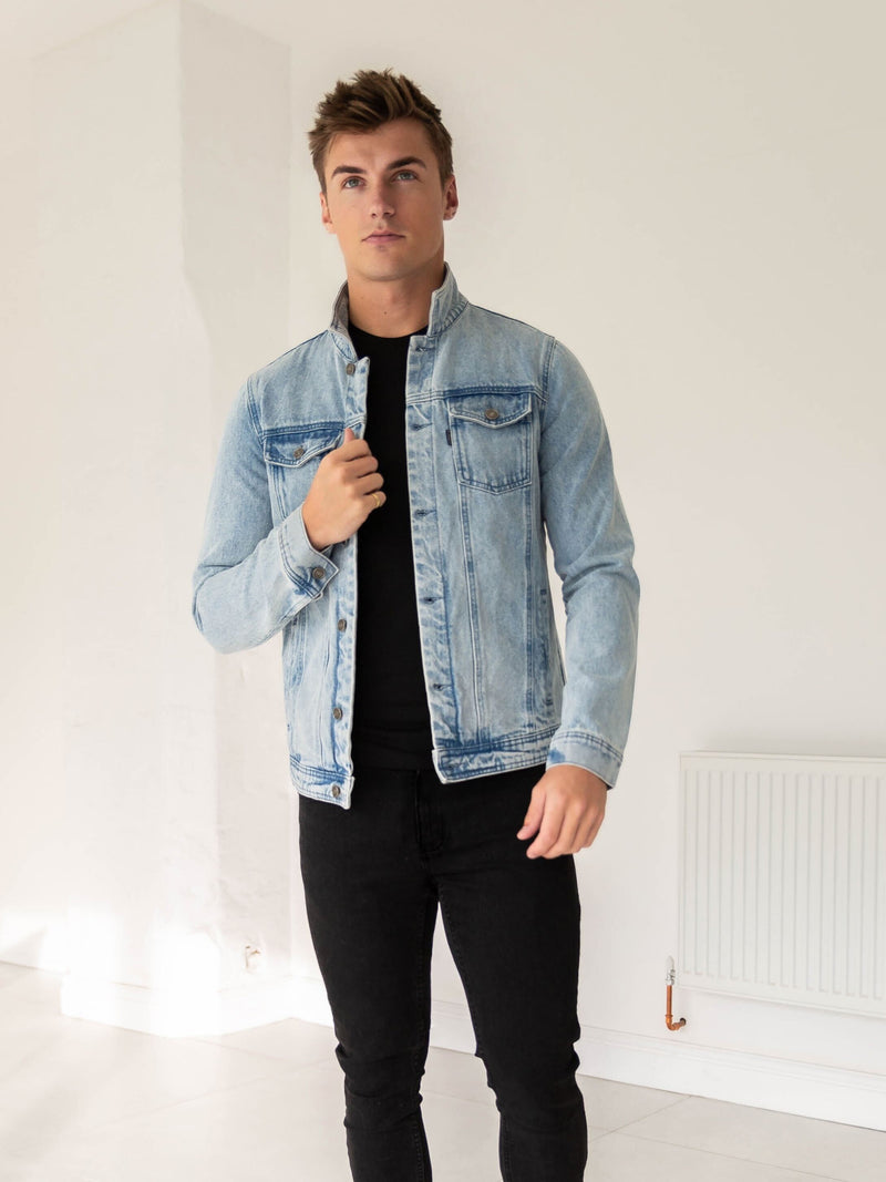 Mens Brooklyn Denim Jacket - Blue