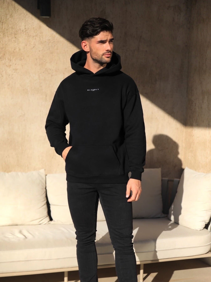 Evolved Lite Relaxed Hoodie - Black