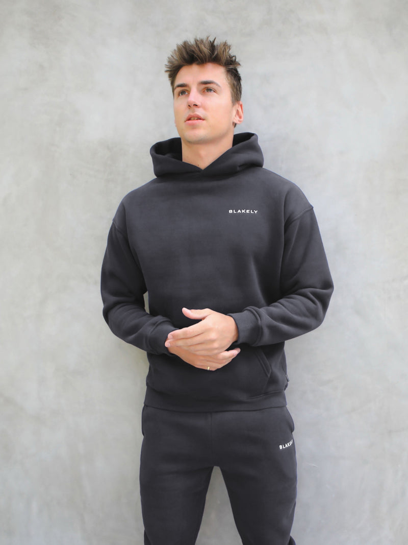 Series Relaxed Hoodie - Charcoal