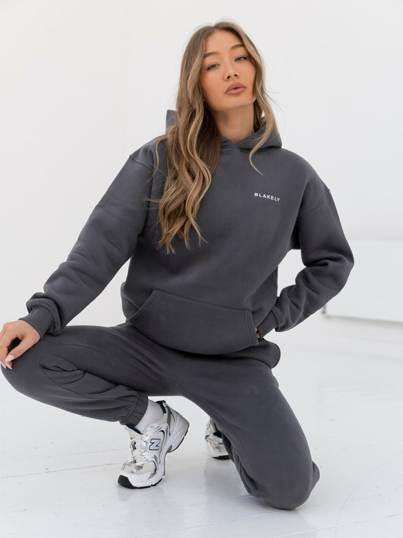 Series Oversized Hoodie - Charcoal