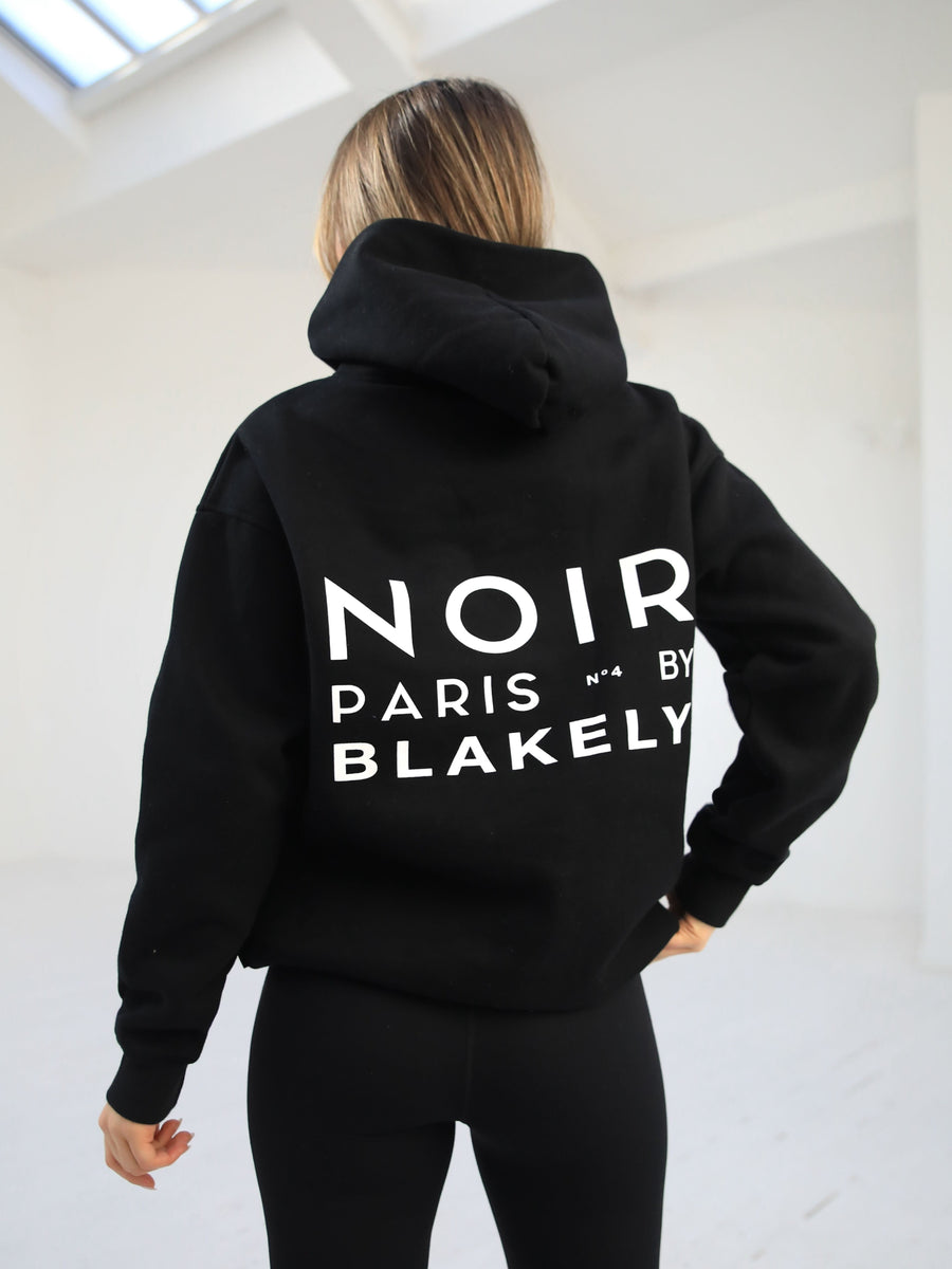 Noir Women's Relaxed Hoodie - Black