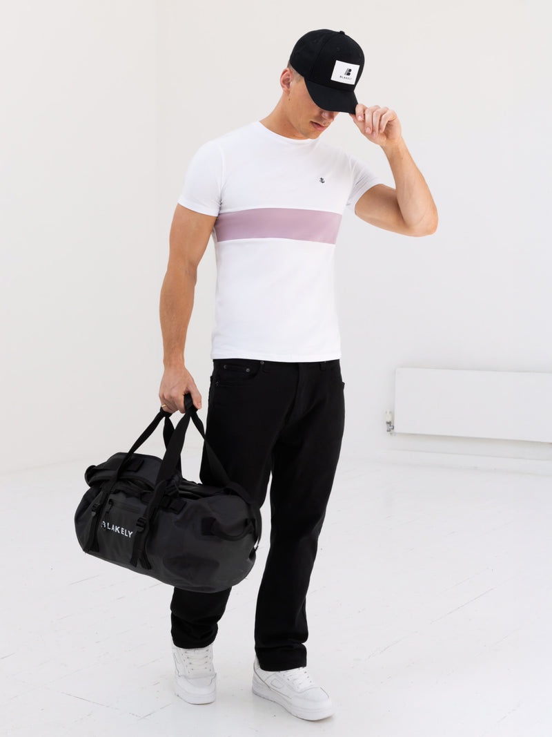 Iowa T-Shirt - White & Purple
