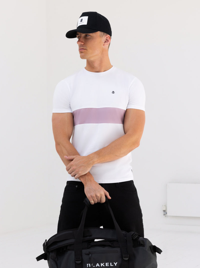 Iowa T-Shirt - White & Purple