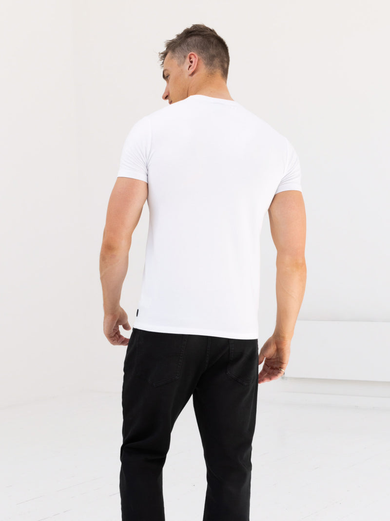Iowa T-Shirt - White & Purple
