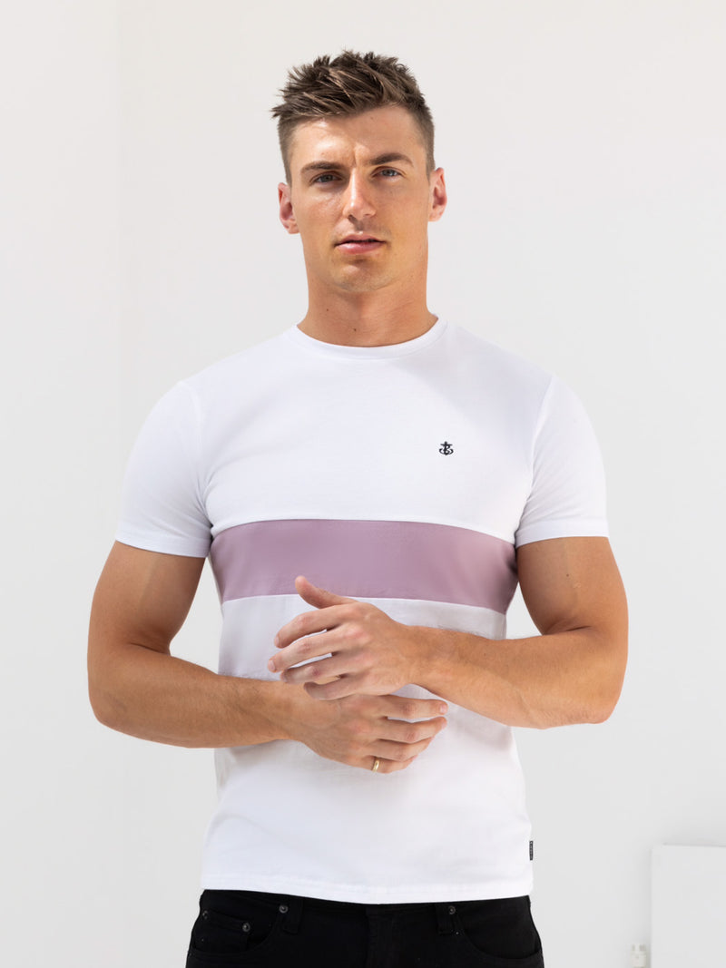 Iowa T-Shirt - White & Purple