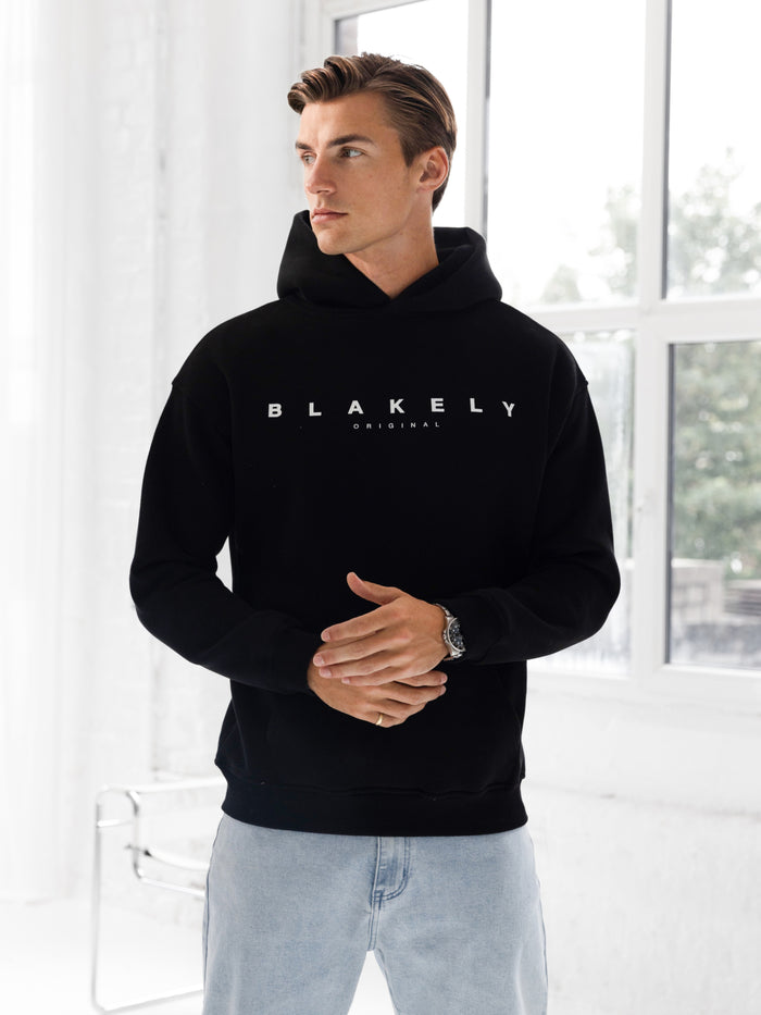Evolved Relaxed Hoodie - Black