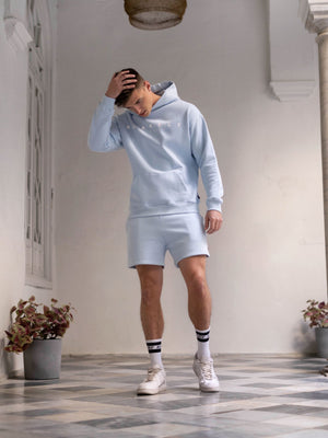 Evolved Jogger Shorts - Light Blue