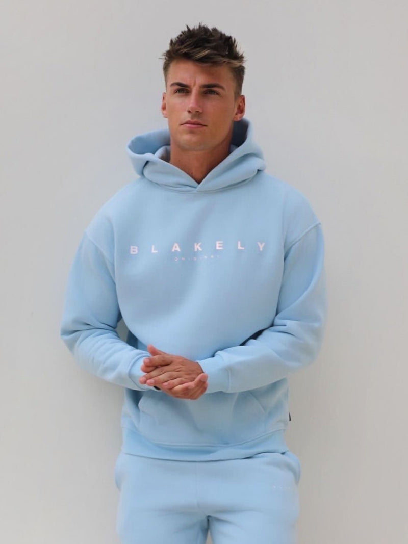 Evolved Relaxed Hoodie - Light Blue