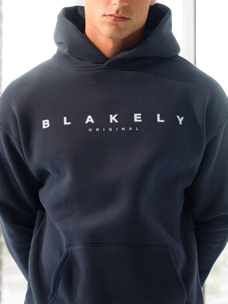 Evolved Relaxed Hoodie - True Navy
