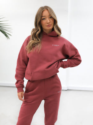 Universal Women's Relaxed Hoodie - Deep Berry