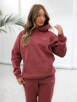 Universal Women's Relaxed Hoodie - Deep Berry