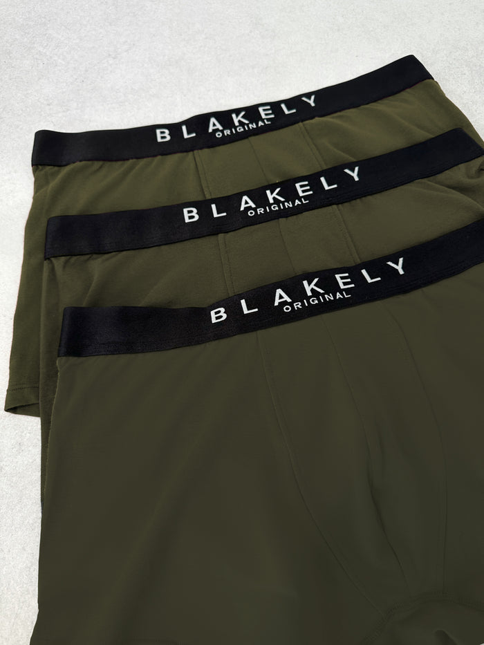 BLK Boxers - Khaki Green 3 Pack