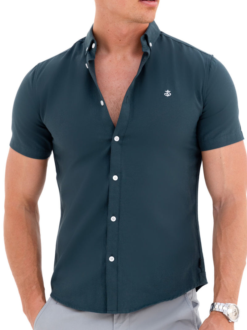 Dallas Short Sleeve Shirt - Dark Teal