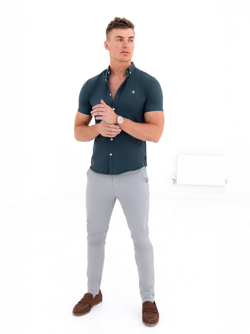 Dallas Short Sleeve Shirt - Dark Teal