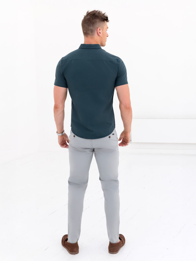 Dallas Short Sleeve Shirt - Dark Teal