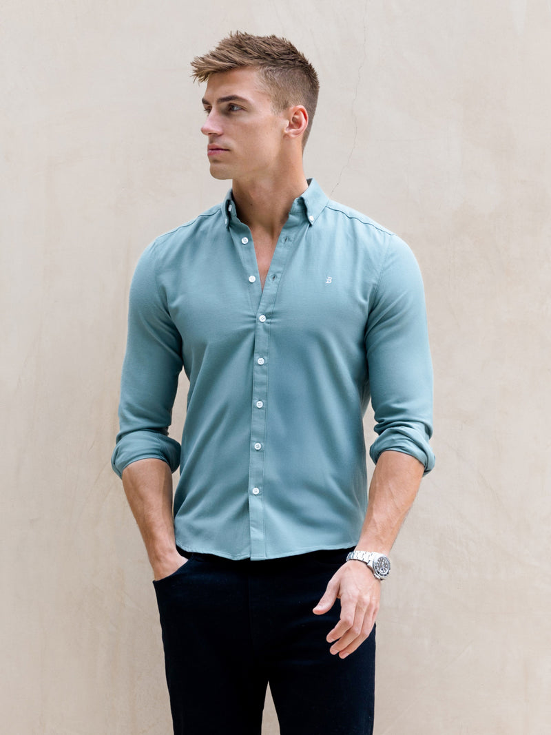 Buy Blakely Mens Sage Green Conrad Long Sleeve Shirt