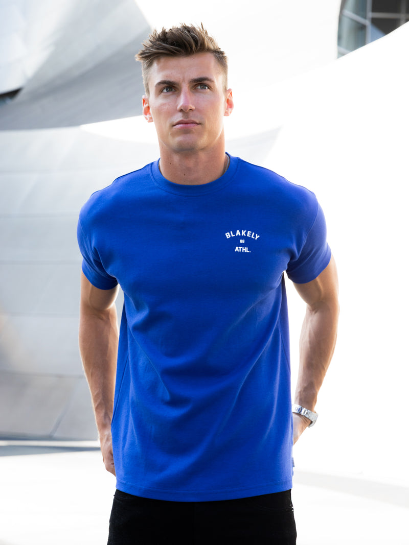 Niko Relaxed T-Shirt - Cobalt Blue