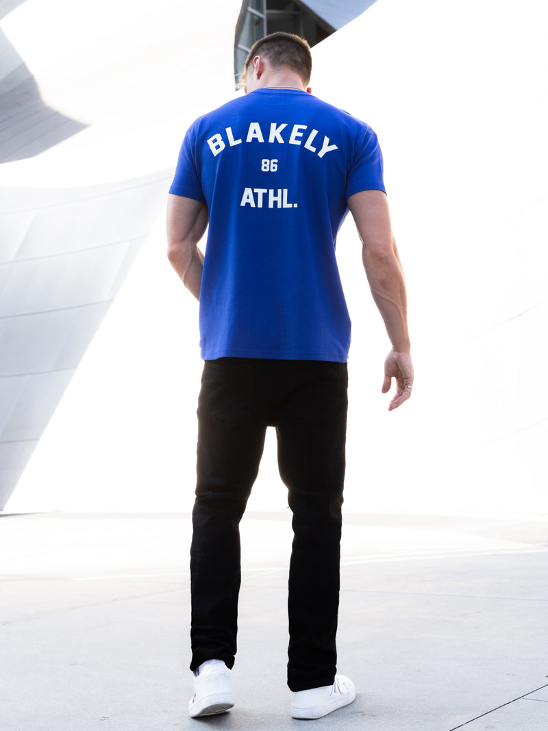 Niko Relaxed T-Shirt - Cobalt Blue