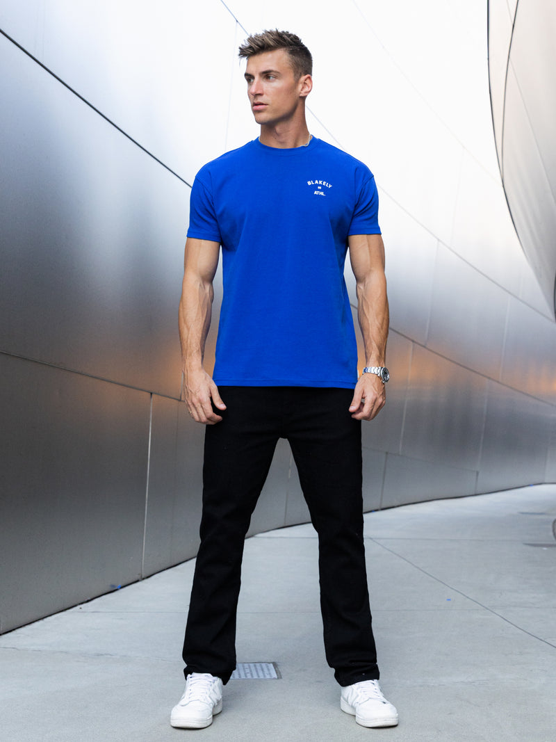 Niko Relaxed T-Shirt - Cobalt Blue