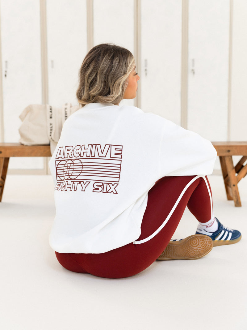 Naomi Oversized Sweater - Flat White